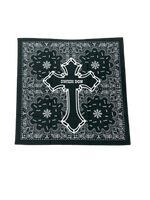 paisley cross bandana