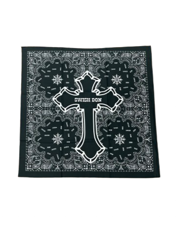 paisley cross bandana