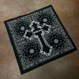 paisley cross bandana